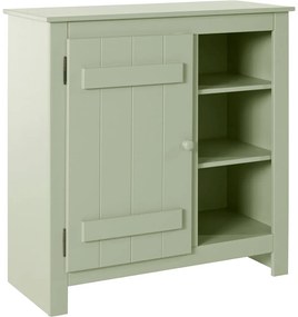 Jasnozielona szafka z litego drewna sosnowego 90x90 cm Bertram – Støraa