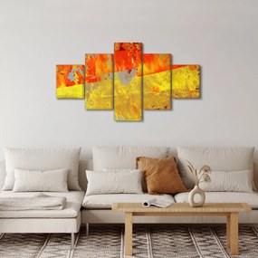 Obraz abstrakcji - malarstwo (125x70 cm)