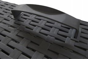 Leżak ogrodowy basenowy Aquaris SL-01 składany, kolor szary