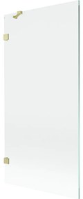 Mexen Lunar parawan nawannowy 1-skrzydłowy 90 x 150 cm, transparent, złoty szczotkowany - 897-090-000-55-00