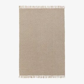 Prostokątny Dywan 120x200 Cm Z Bawełny I Juty Durat Yute - Sklum