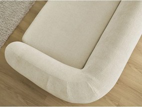Szarobrązowa rozkładana sofa z tkaniny szenilowej 228 cm Neyo – Bobochic Paris