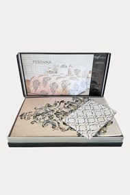 Bawełniana pościel do podwójnego łóżka PERENNA, 6 szt Zestaw na łóżko dwuosobowe