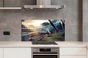 Szkło do Kuchni na Ścianę Korki i Piłka na Murawie