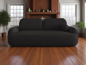 BEDANTE SOFA MOLLY z funkcją spania TERRA FROTTE 14 Czarny z pojemnikiem na pościel, sofa do salonu, kanapa, sofa rozkładana, sofa z pojemnikiem, wersalka