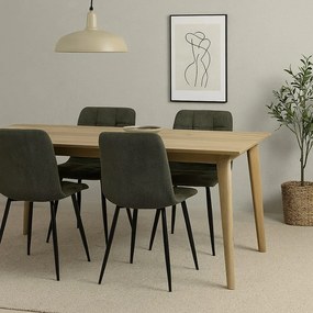 Zielone tapicerowane krzesła zestaw 2 szt. Moseby – Bonami Essentials