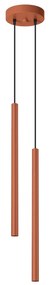 Lampa wisząca PASTELO 2 ochra czerwona SOLLUX  LIGHTING