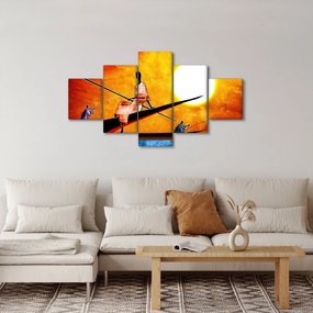 Obraz z okresu starożytnego malarstwa (125x70 cm)