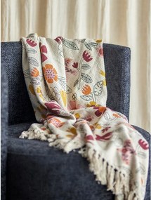 Koc z mieszanki bawełny 130x160 cm Vivielle – Bloomingville