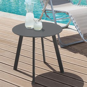 Stolik ogrodowy metalowy SAONA, Ø 50 cm