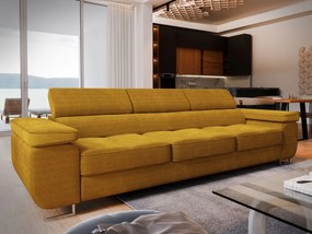 Masseno Sofa MOSINE z funkcją spania - Żółty - POSO 01