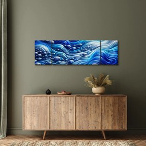 Obraz – Ryby w falach (170x50 cm)
