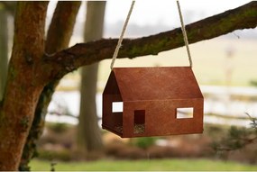 Casa Karmnik dla ptaków 30 x 21 x 23 cm, corten CORGARDEN 1040