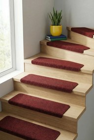 15 sztuk czerwonych samoprzylepnych dywaników na schody G5-M12