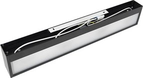 Design designerski Kinkiet czarny 60 cm - Houx