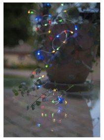 Ogrodowa girlanda świetlna LED z kolorowymi diodami Star Trading Dew Drop, dł. 5 m