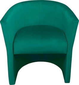 Fotel CLUB tkanina Welur elegancki fotel tapicerowany do salonu i gabinetu : Kolor tkaniny - VELVET - MG20