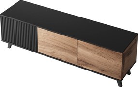 Stolik pod telewizor z ryflowanym frontem Random RTV-1