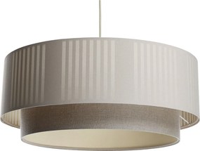 Lampa wisząca DUO LAMI LINE 40x16 kremowa/beżowa