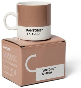 Jasnobrązowy ceramiczny kubek na espresso 120 ml Mocha Mousse 17-1230 – Pantone