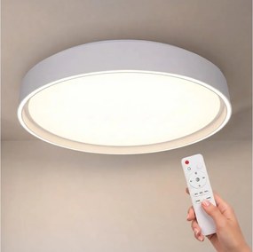 Brilagi-LED Ściemnialna lampa NANCI LED/60W/230V 3000–6500K śr. 49 cm biała +pilot