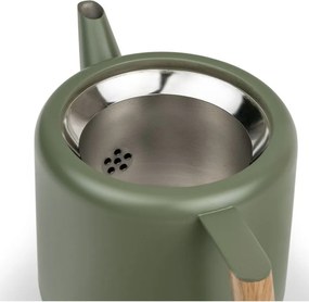 Zielony dzbanek do herbaty ze stali nierdzewnej 1,1 l Duet Boston – Bredemeijer