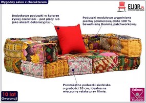 2-osobowa modułowa sofa patchwork Montanex 1D