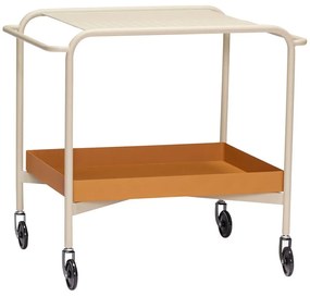 Metalowy barek na kółkach 47x66 cm Push – Hübsch