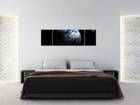 Obraz planety Ziemia (170x50 cm)