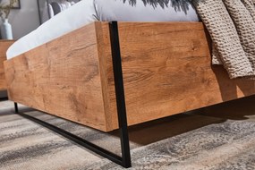Łóżko do sypialni 160x200 Loft - dąb lancelot