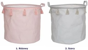 Różowy pojemnik na zabawki dla dziewczynki N5-M04