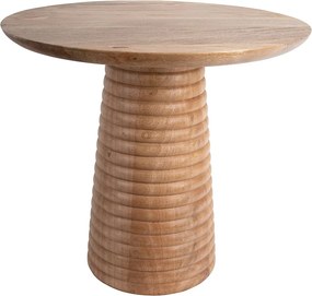 Stolik pomocniczy Force Layered Base Large - drewno mango