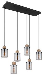 Globo 15707-6H - Żyrandol na lince REID 6xE27/15W/230V