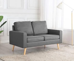 2-osobowa jasnoszara sofa Ulevis 9X