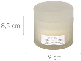 Elegancka świeczka zapachowa w szkle, 9 cm