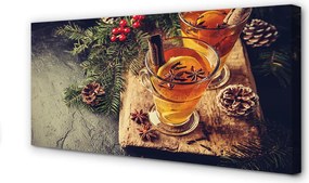 Obraz na płótnie Herbata z Goździkami i Pomarańczą
