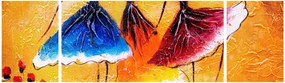 Obraz - Obraz olejny, baletki (170x50 cm)