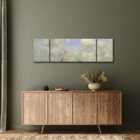 Obraz - Eugène Boudin, Ships and Sailing Boats Leaving Le Havre, reprodukcje (170x50 cm)