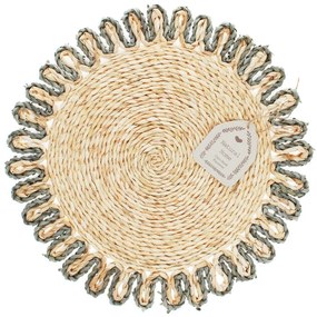 Mata stołowa z liści kukurydzy ø 38 cm Corn Husk – Rex London