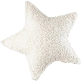Kremowa poduszka na sofę dziecięcą z materiału bouclé Star – Wigiwama