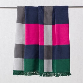 Koc Cosy Home 150x200cm Leaf&amp;Fuchsia