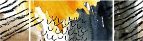 Obraz - Abstrakcyjna akwarela (170x50 cm)