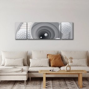 Obraz abstrakcji 3D (170x50 cm)