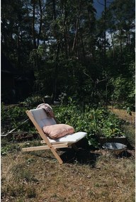 Fotel rozkładany Karup Design Boogie Raw/Petroleum