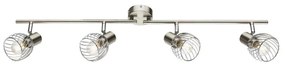 Globo 54809-4 - Lampa punktowa TEXAS 4xE14/40W/230V chrom matowy