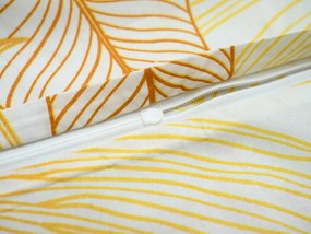 PrzytulneMieszkanie.pl PrzytulneMieszkanie.pl Pościel z mikrowłókna PALMERA kremowa Rozmiar pościeli: 70 x 80 cm | 140 x 200 cm