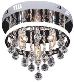 Rabalux 2236 - Kryształowy przysufitowy żyrandol PALLAS LED/20W/230V + 3xE14/40W