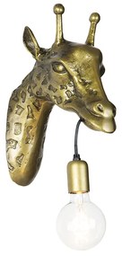 Inteligentna lampa ścienna mosiężna z Wifi G95 - Animal Giraffe ArtDeco Oswietlenie wewnetrzne