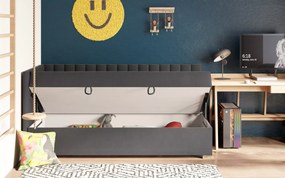Łóżko młodzieżowe z pojemnikiem Zoco 90x200, Lewa