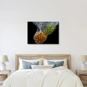Obraz ananasa w wodzie (70x50 cm)